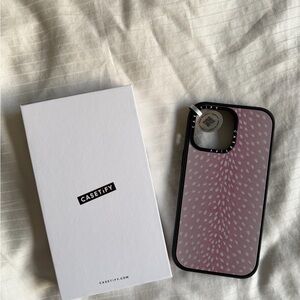 Casetify pink deer Patterned iPhone 14 Pro Max  Case
